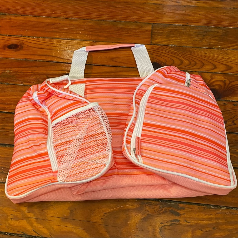 Duffle Bag With Shoulder Strap & Side Zip Shoe Compartment NWT Weekender Gym